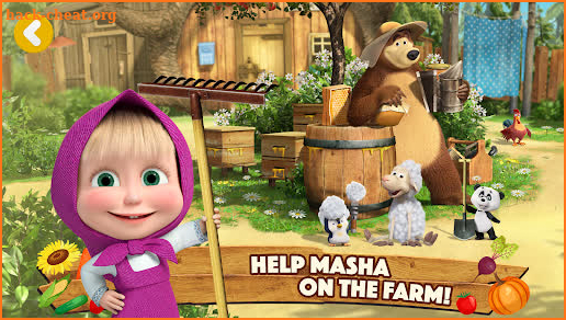 Masha and the Bear: Farm Games screenshot