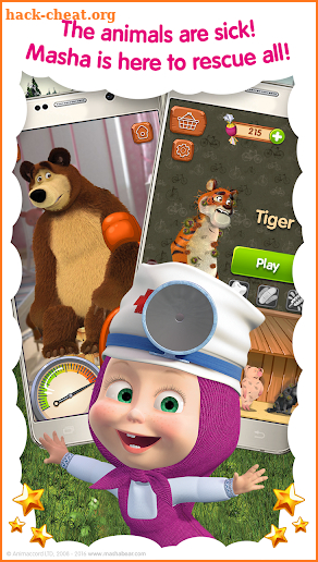 Masha and the Bear: Free Animal Games for Kids screenshot