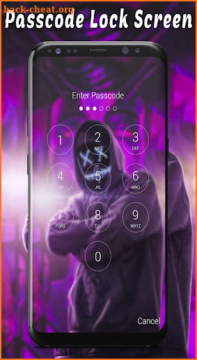 Mask Anonymous Lock Screen & Wallpapers screenshot