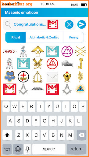 Masonic Emoticon screenshot