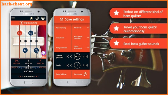 Master Bass Guitar Tuner screenshot