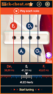 Master Bass Guitar Tuner screenshot