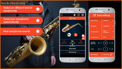 Master Saxophone Tuner screenshot