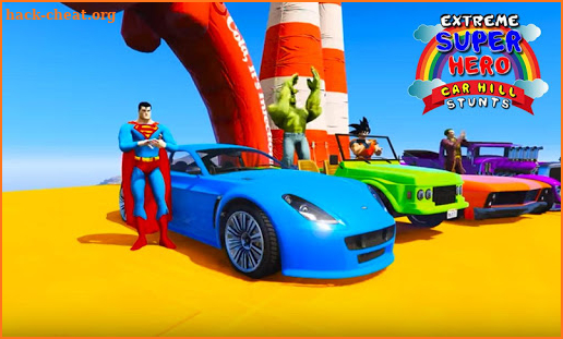 Master Superheroes Car Race screenshot