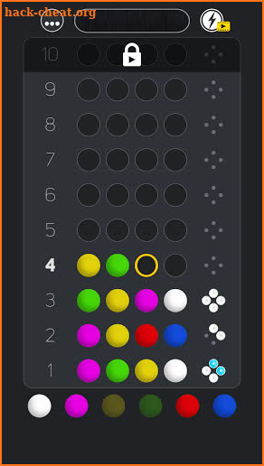 Mastermind: Crack the code screenshot