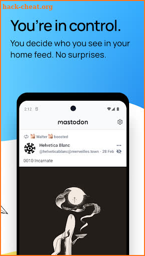 Mastodon screenshot