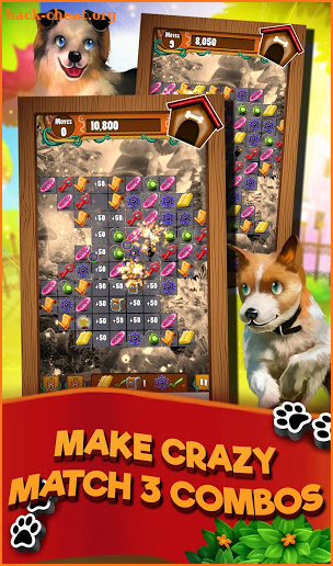 Match 3 Puppy Land - Matching Puzzle Game screenshot