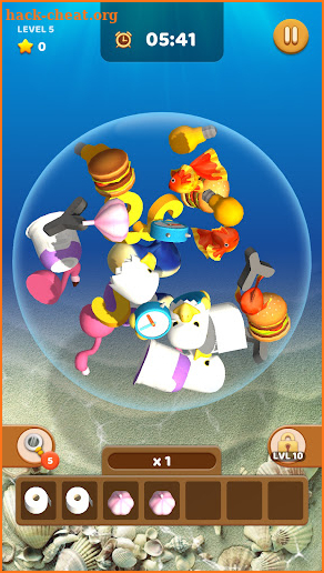 Match 3D Bubble screenshot