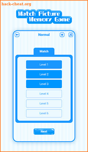 Match Picture Memory Game screenshot