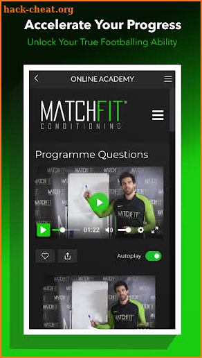 Matchfit Conditioning screenshot