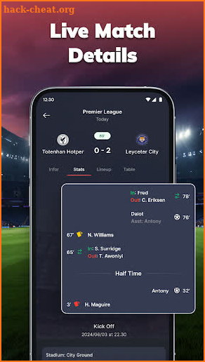 MatchLive: Football Live Score screenshot