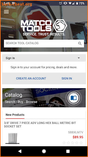 Matco Tools screenshot