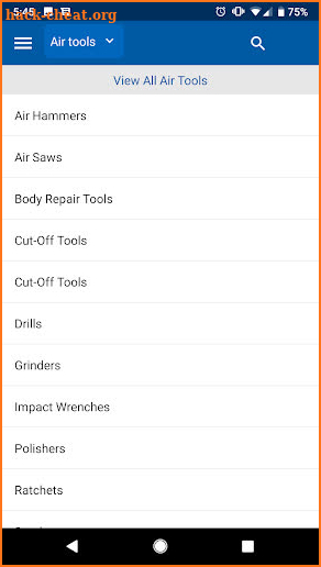 Matco Tools screenshot