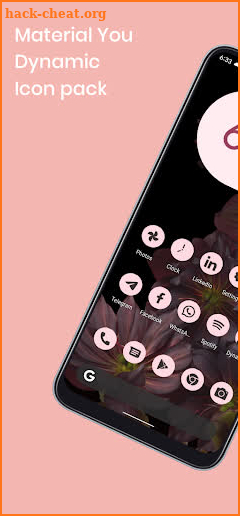 Material You Dynamic Icon pack screenshot