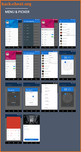 MaterialX - Android Material Design UI screenshot