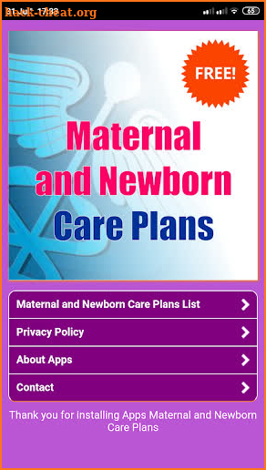 Maternal and Newborn Nursing Care Plans screenshot