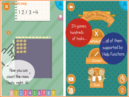 Math Bakery Multiply/Divide screenshot