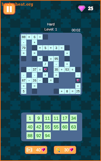 Math Cross Mania screenshot