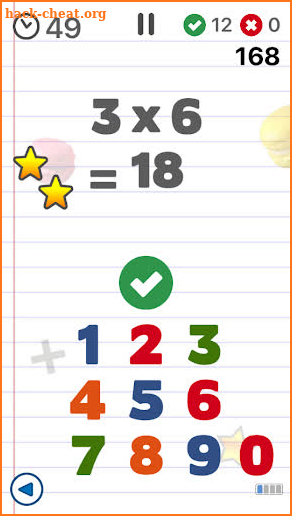 Math games for kids : times tables training screenshot