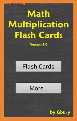 Math Multiplication FlashCards screenshot