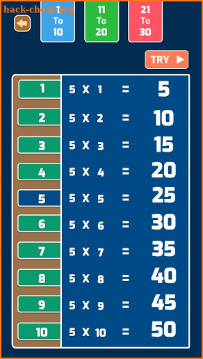 Math Multiplication Tables Premium screenshot