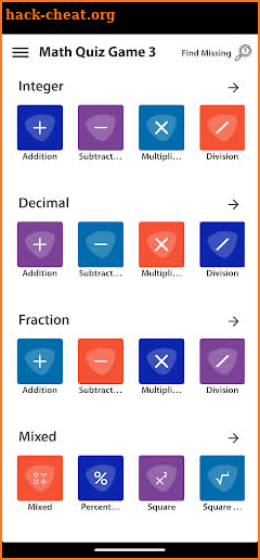 Math Quiz Game 3 screenshot