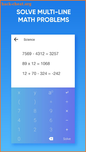 Math Solver Camera And Algebra Calculator Photo screenshot