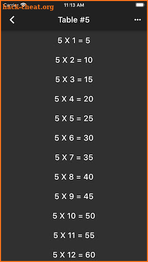 Math Tables by EasyPeasy.ac screenshot