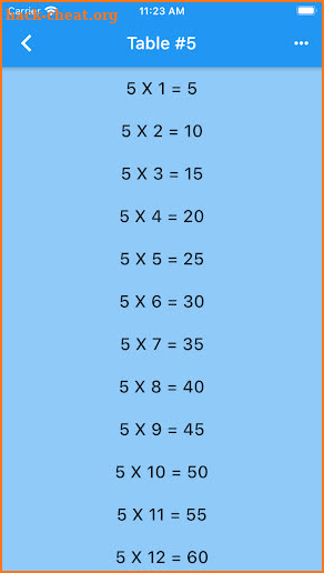 Math Tables by EasyPeasy.ac screenshot