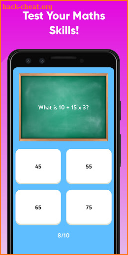 Math Test screenshot