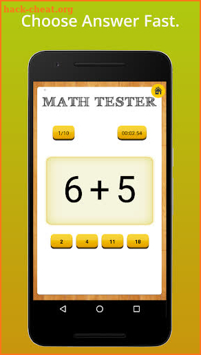 Math Tester screenshot