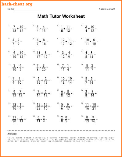 Math Tutor screenshot