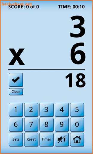 Math Whiz Flash Cards screenshot