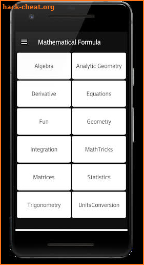 Mathematical Formula 2019 screenshot