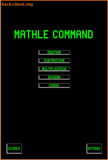 Mathle Command screenshot