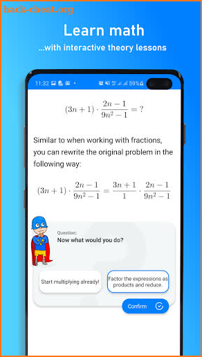 Mathman - Math Tests and Theory screenshot