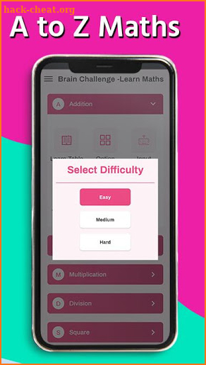 Maths Brain Game- Learn A to Z Maths screenshot
