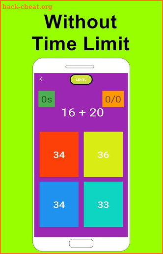 Maths Games - Add, Subtract, Divide, Square screenshot