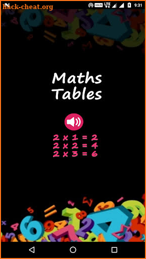 Maths Tables - Voice Guide screenshot