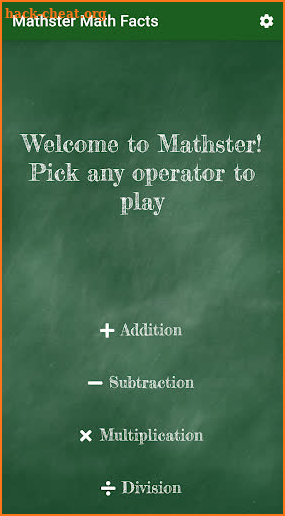 Mathster - Math Facts screenshot