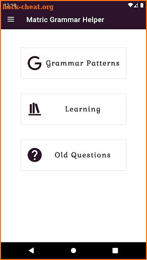 Matric Grammar Helper screenshot