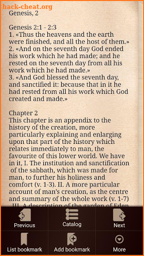 Matthew Henry Bible Commentary screenshot