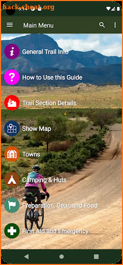 Mawson Trail Guide screenshot