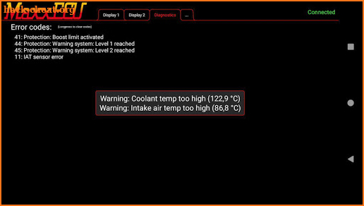 MaxxECU MDash screenshot