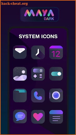 Maya Dark Icon Pack screenshot