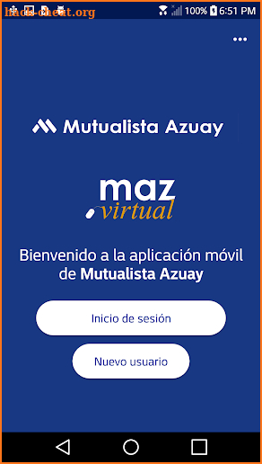 MAZVirtual - Mutualista Azuay screenshot