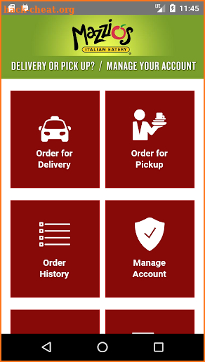 Mazzio's Pizza Mobile Ordering screenshot