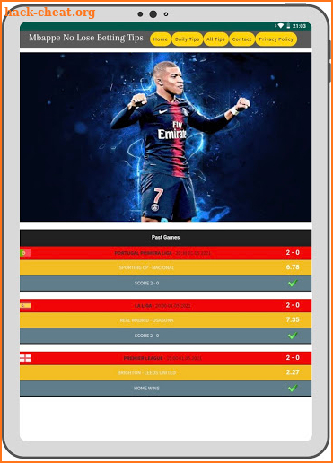 Mbappe No Lose Betting Tips screenshot