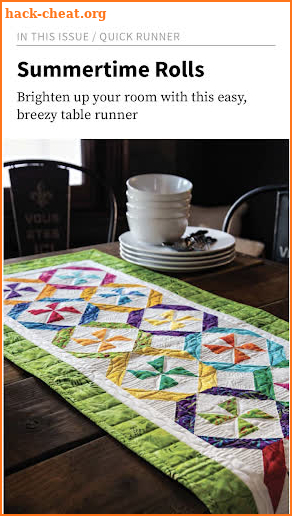 McCall's Quick Quilts Magazine screenshot