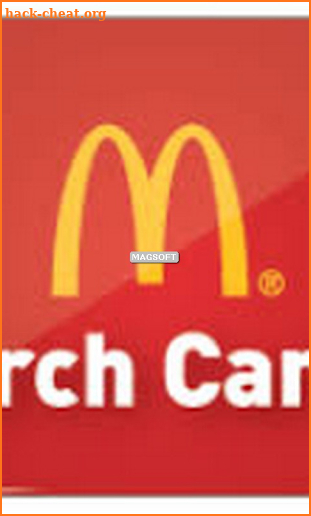 MCDonalds gift cards screenshot